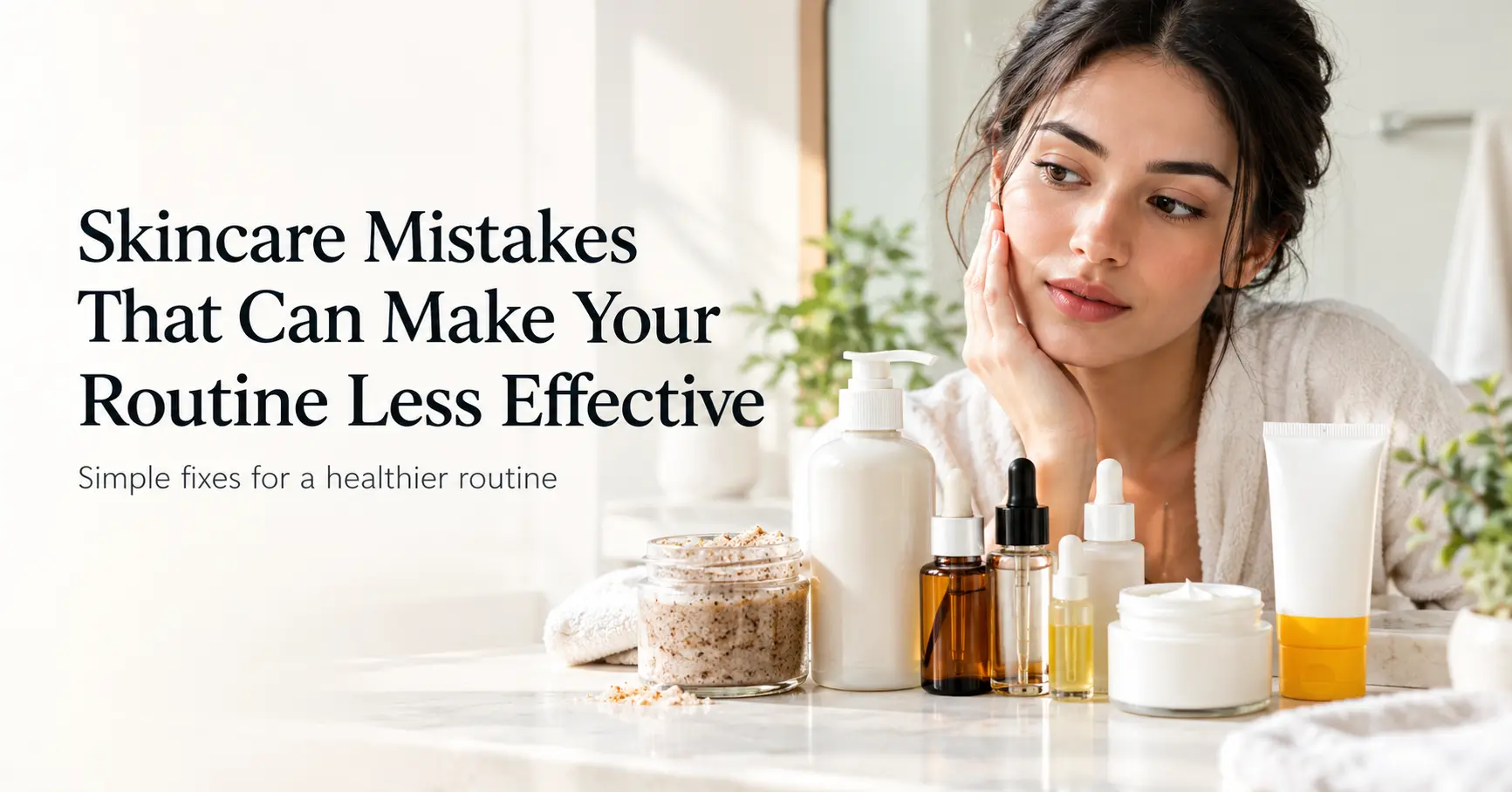 Skincare routine mistakes