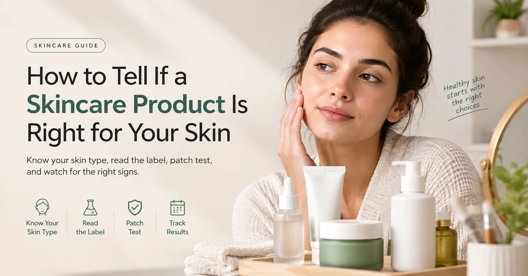 Skincare product for healthy skin