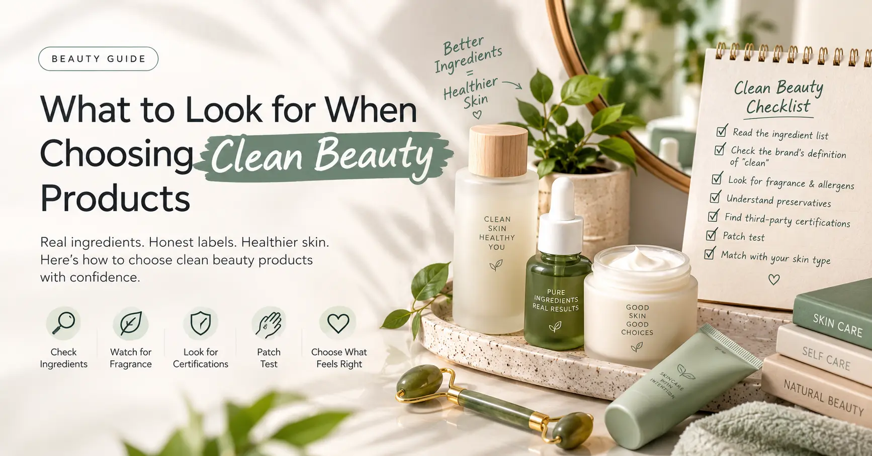 Clean beauty products selection guide